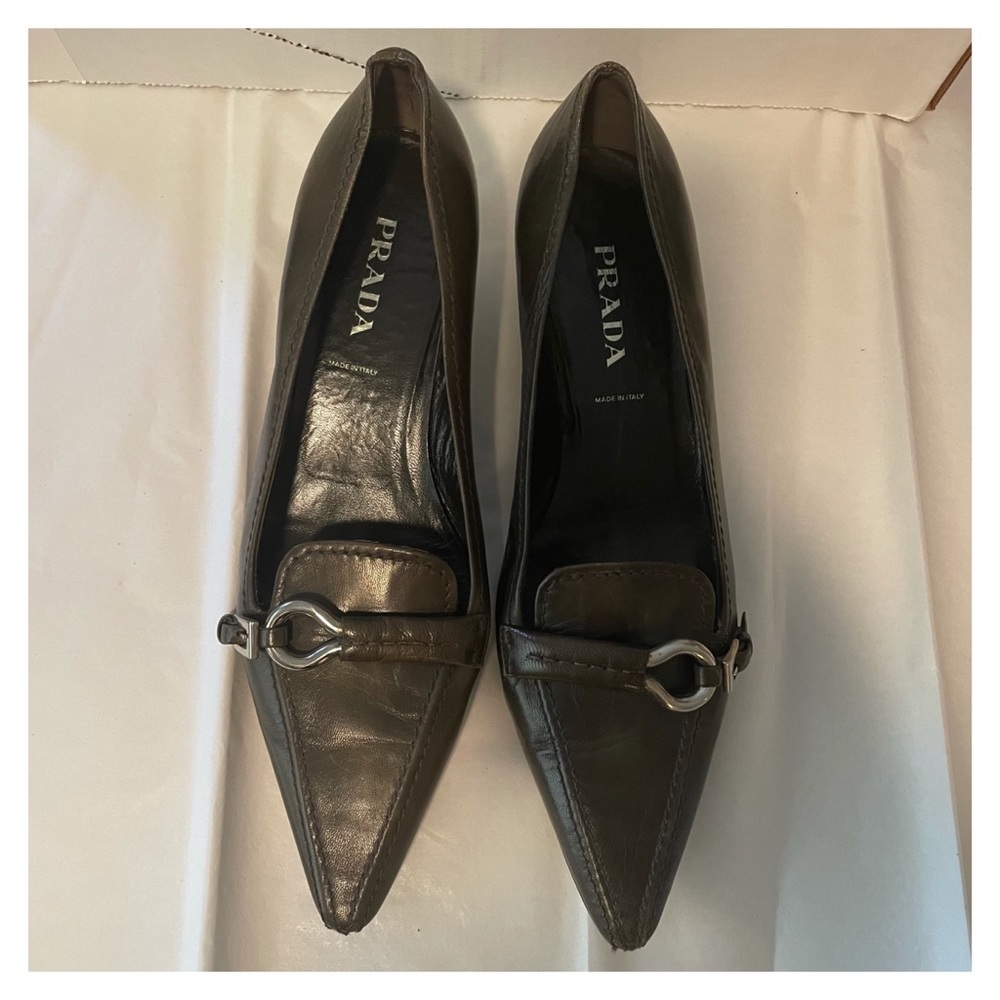Used prada kitten heel size 37.5